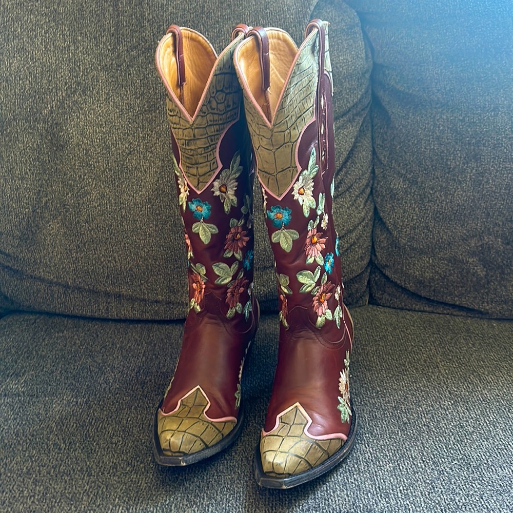 Old Gringo Stagecoach Sangria Boots 3345-1